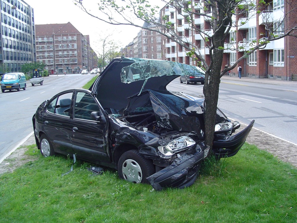 Drunk And Driving Make People Dead From Car Accident Stock