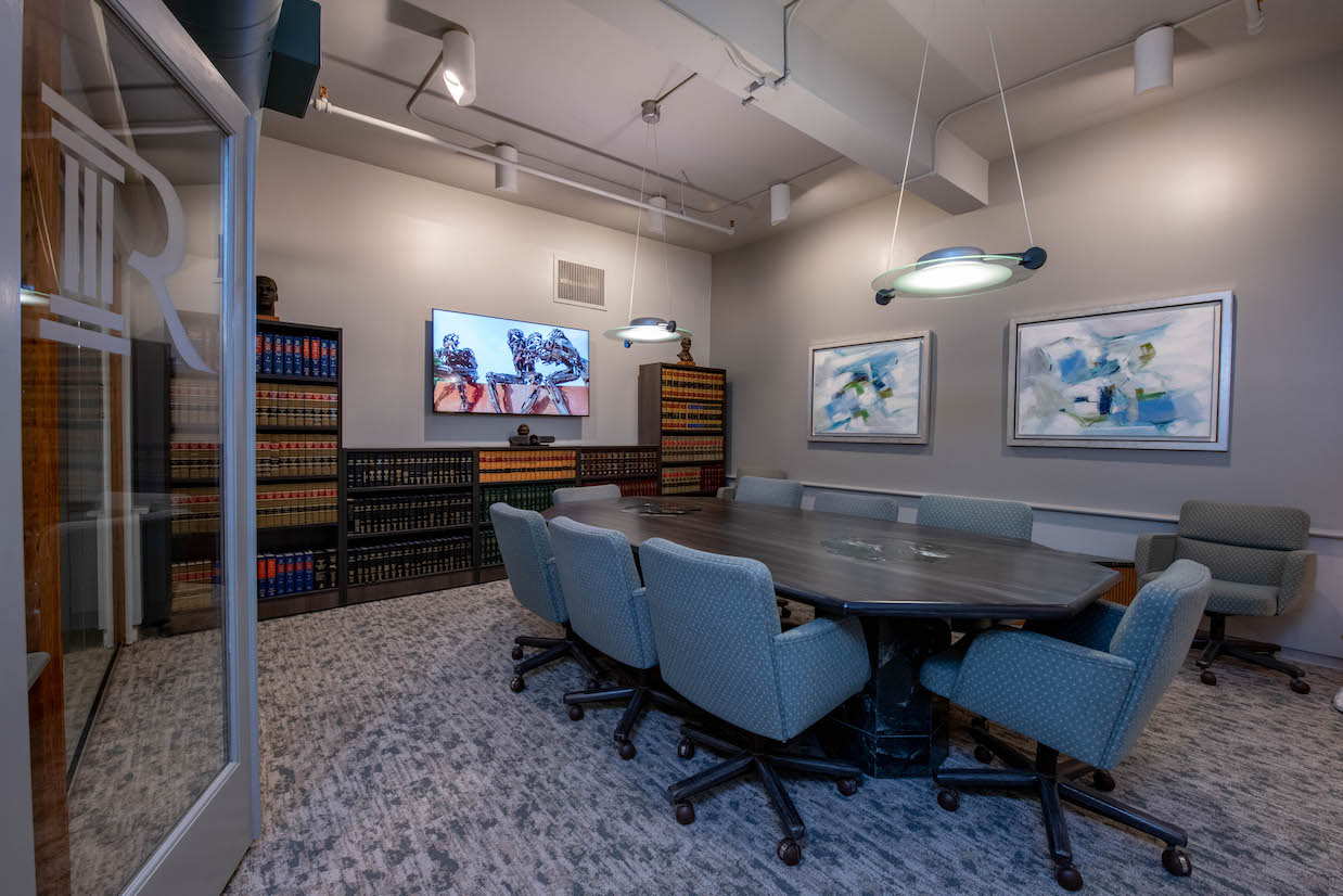 photo of conference room at the law offices of ronald j. resmini